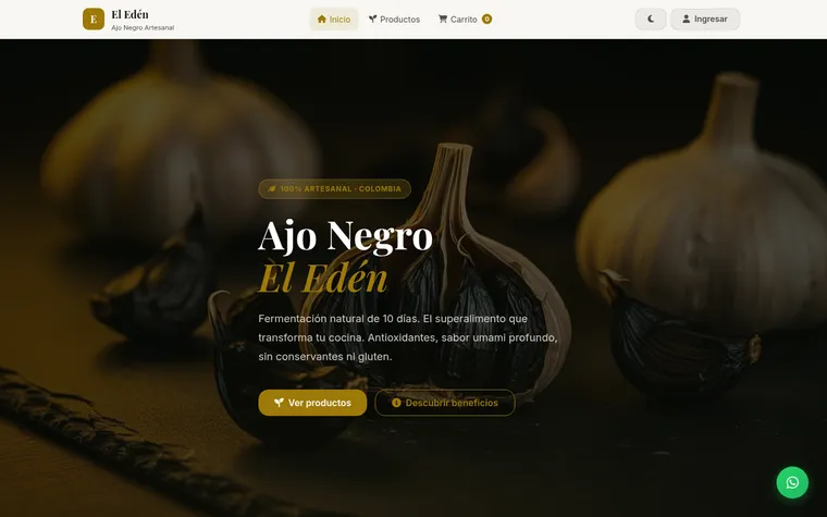 Captura real de Eleden · Ajo Negro