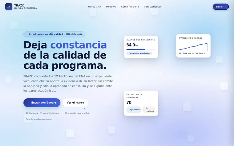 Captura real de TRAZO